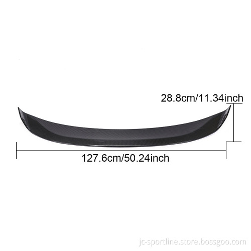 Jcsportline Carbon Fiber Rear Spoiler for Porsche 718 Boxster GTS 2016-2021